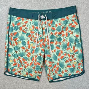 William Murray Hybrid‎ Shorts Mens 36 Performance Watermelon Tequila Margarita